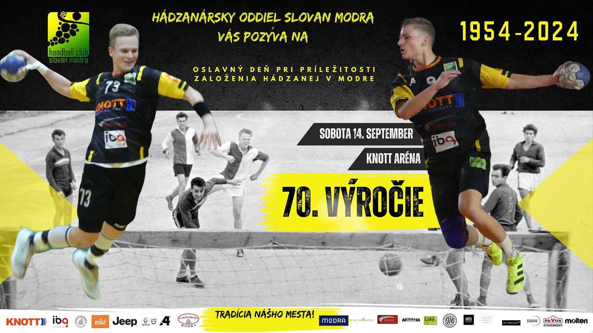 Modrania oslavujú 70-ku