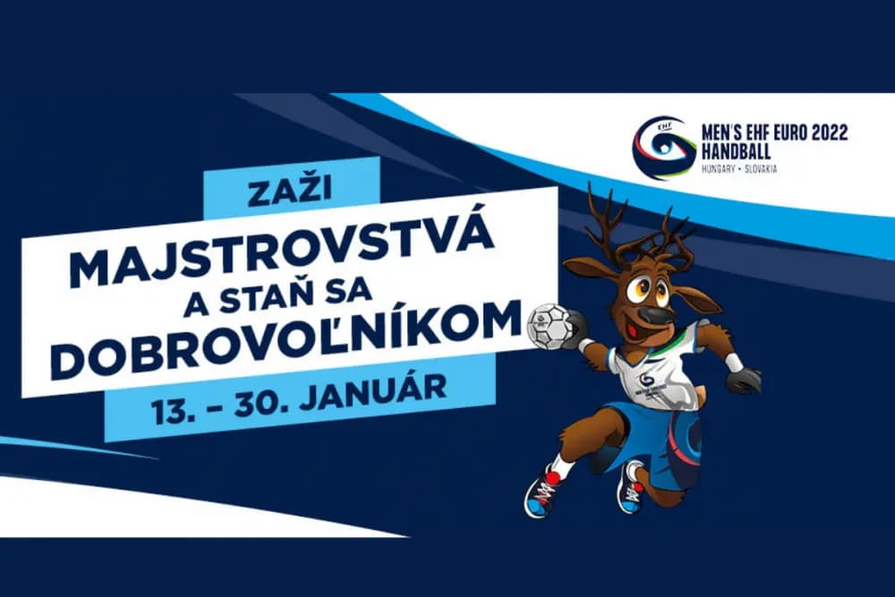 Užite si majstrovstvá Európy zblízka – staňte sa dobrovoľníkom!