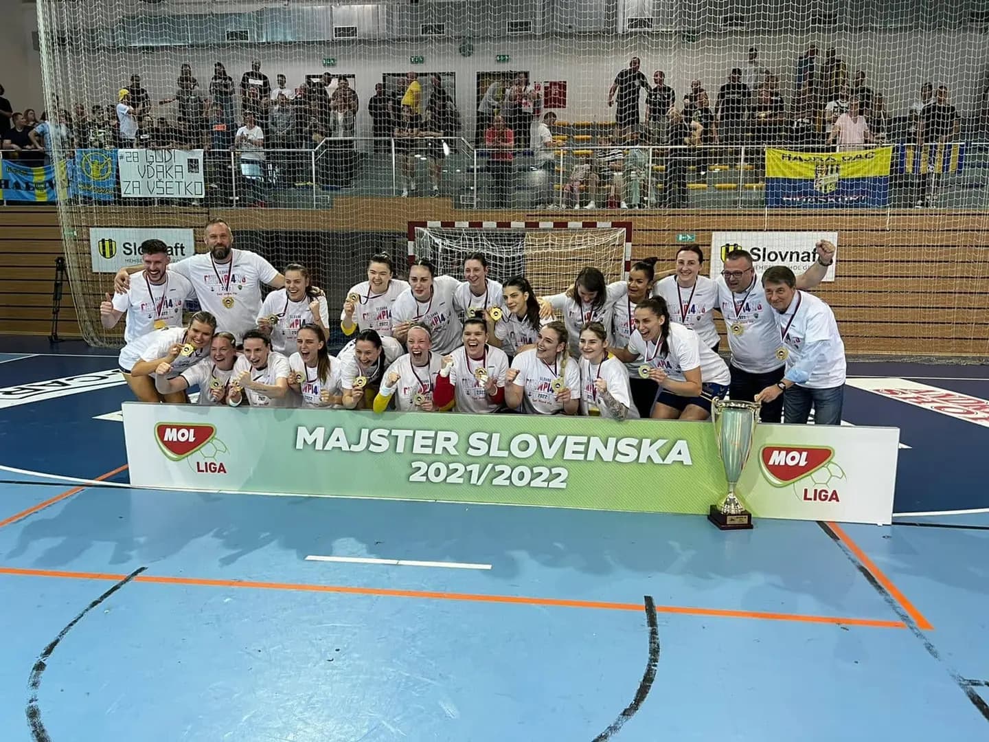 MOL LIGA: Iuventa suverénna aj v národnom play-off, štrnástym titulom skompletizovala zbierku trofejí v sezóne 2021/22