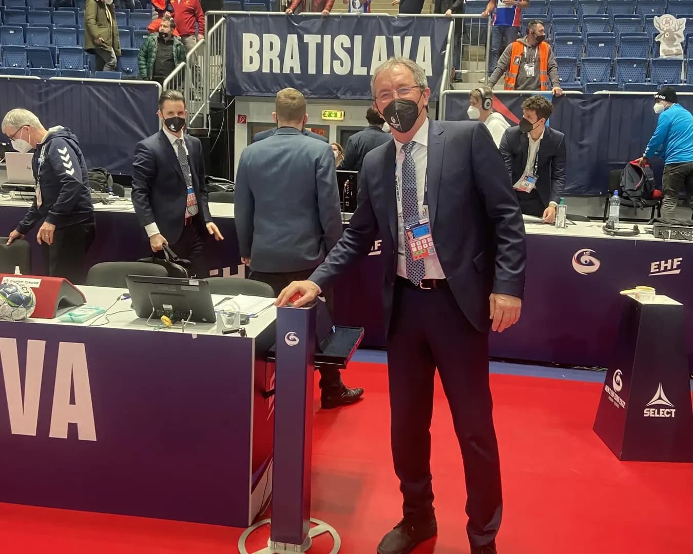 Rančík ako delegát na zápase Ligy majstrov