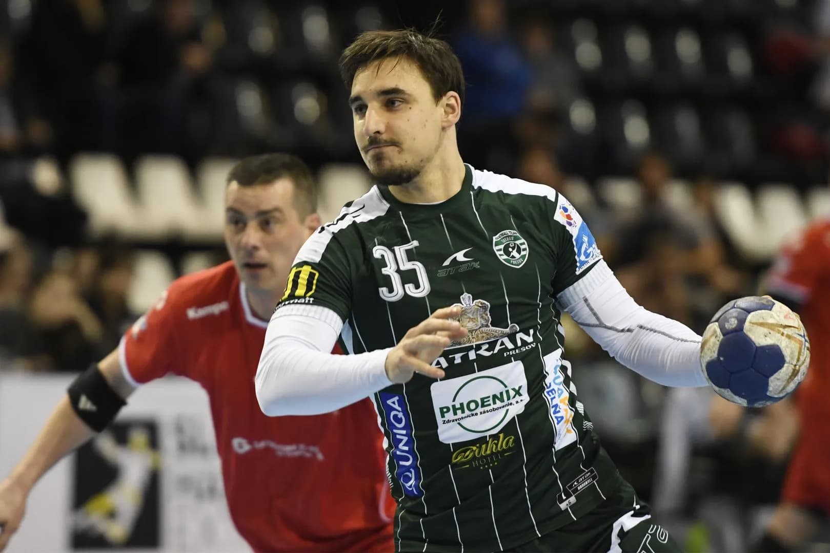 Slovnaft handball extraliga mužov - V súboji prvého s druhým 11-gólový triumf lídra