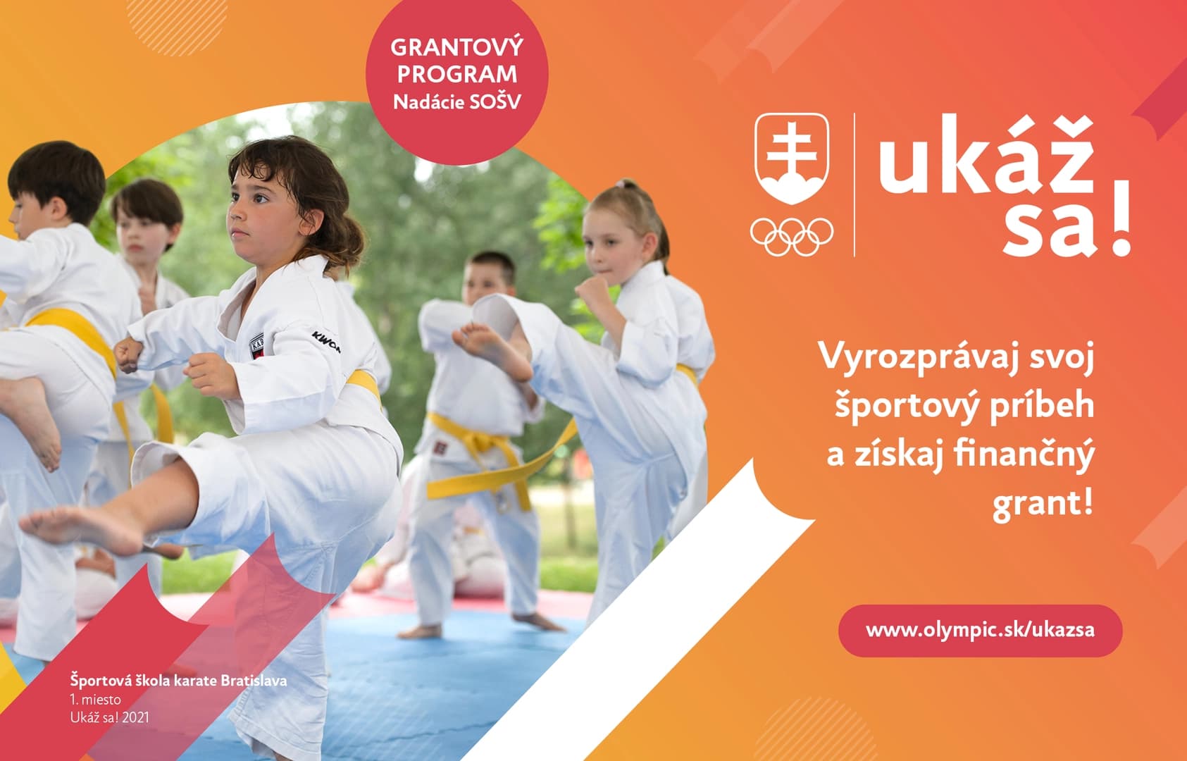 Ukáž sa! – Nadácia SOŠV opäť pomáha plniť športové sny
