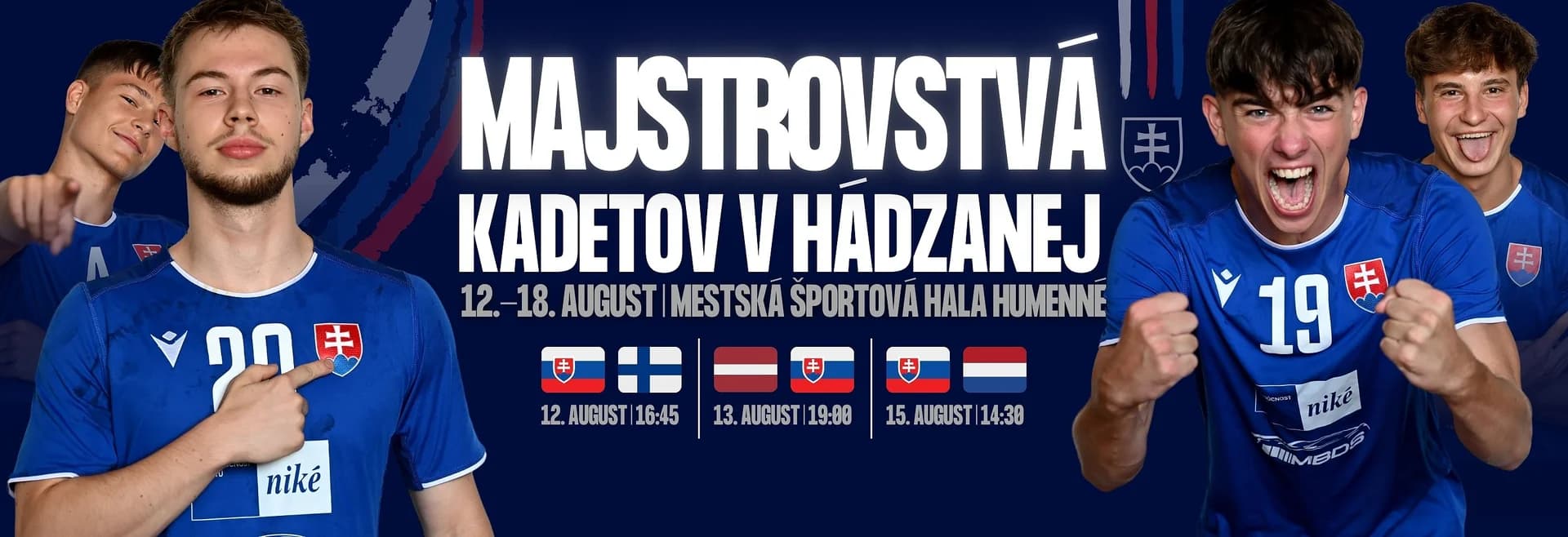 Kadeti Slovenska poznajú program zápasov: Na úvod proti Fínsku