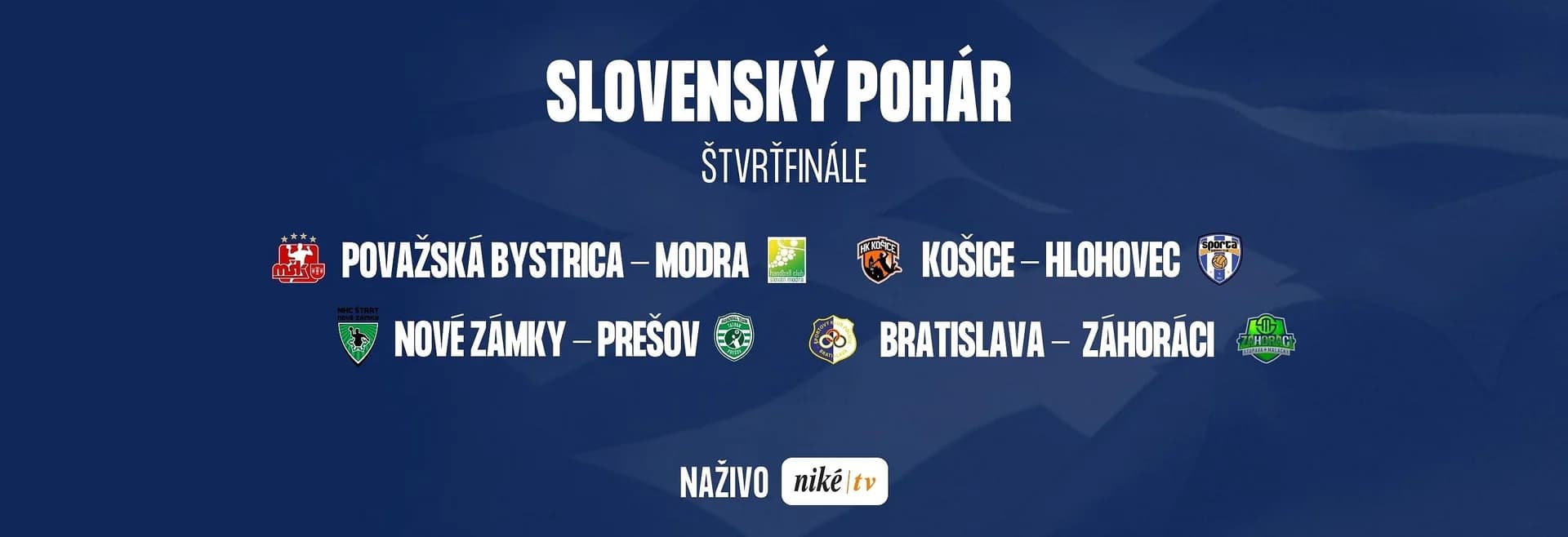 SP mužov: Prešovský obhajca vo štvrťfinále do Nových Zámkov