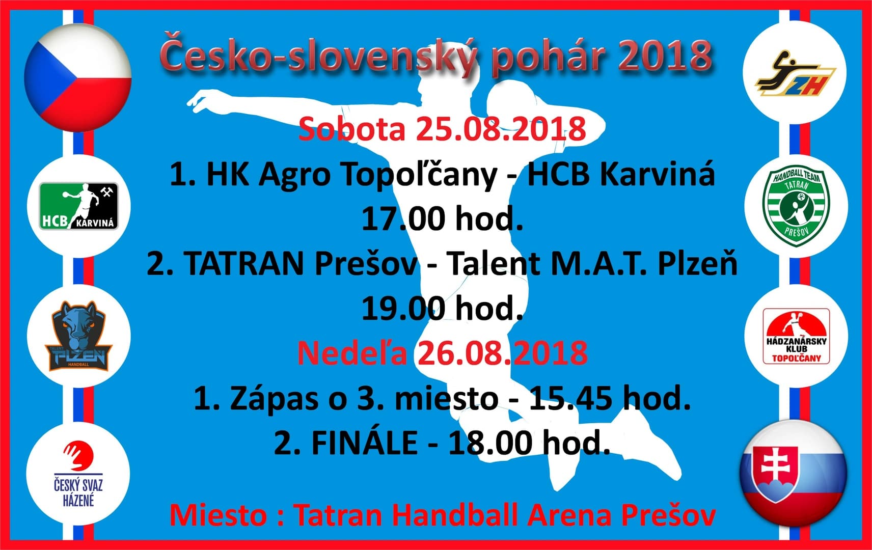Česko-slovenský pohár mužov 2018 v Prešove