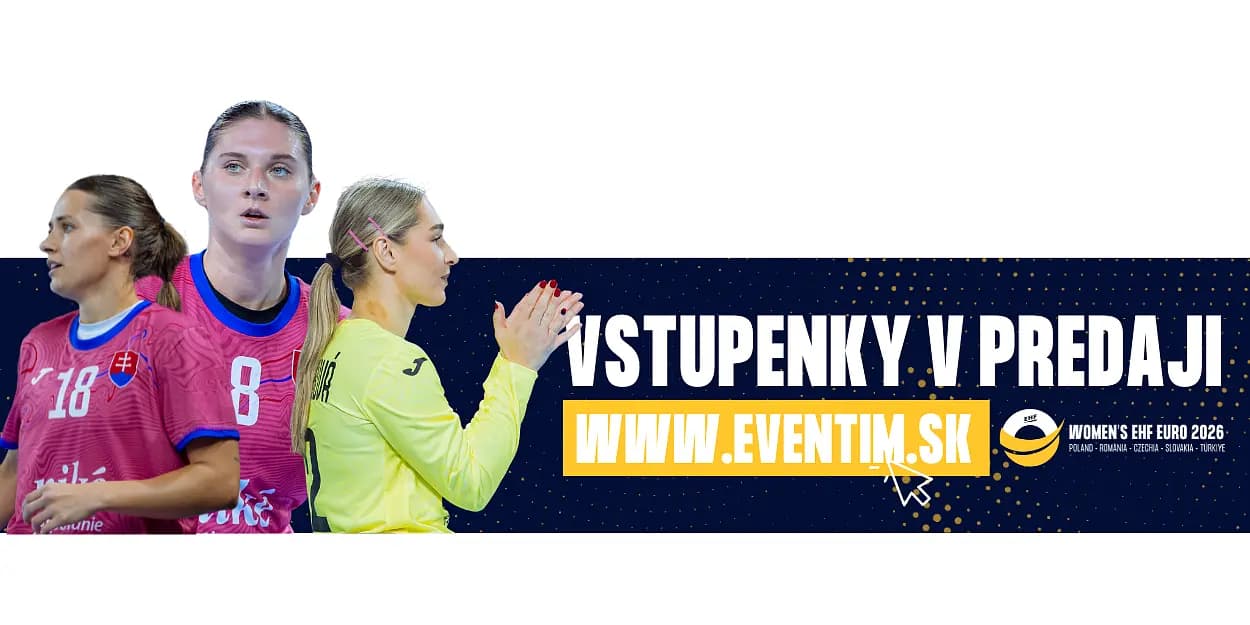 EHF EURO 2026: PREDAJ JEDNODŇOVÝCH VSTUPENIEK JE UŽ SPUSTENÝ, ZABEZPEČ SI MIESTO NA ŠAMPIONÁTE V BRATISLAVE V PREDSTIHU A ZAŽI JEDINEČNÚ ATMOSFÉRU HÁDZANÁRSKEHO SVIATKU 