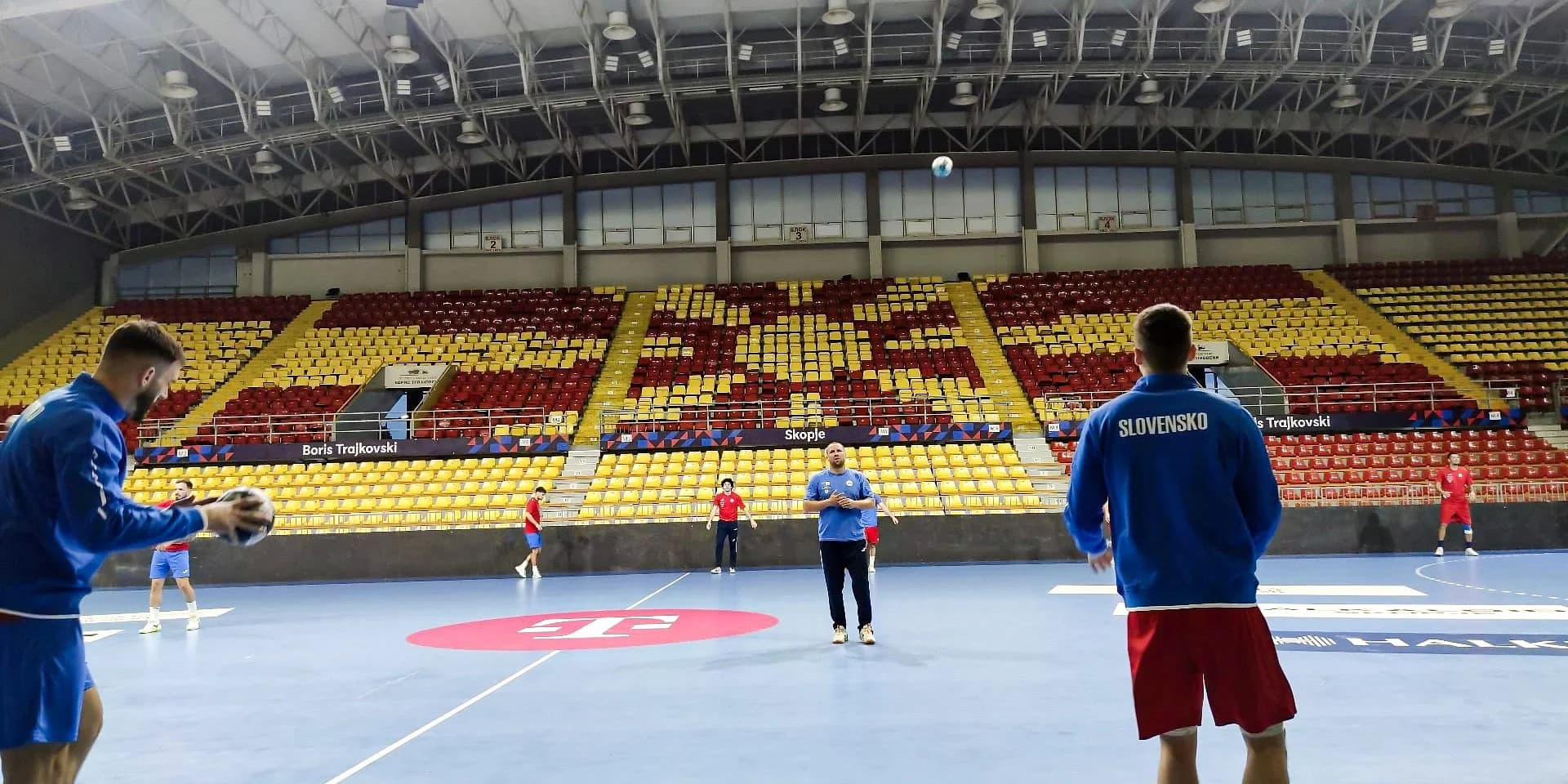 REPRE MUŽI: ODVETA BARÁŽE MS 2027 DNES VEČER ZO SKOPJE V PRIAMOM PRENOSE SLOVENSKEJ TELEVÍZIE  