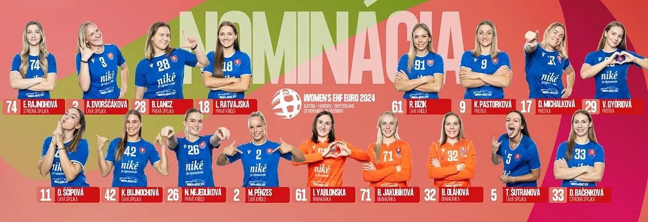 EURO 2024: SLOVENKY SÚ NA RAKÚŠANKY PRIPRAVENÉ, POMÔŽU AJ SKÚSENOSTI NEJEDLÍKOVEJ A MICHÁLKOVEJ S RAKÚSKOU LIGOU 