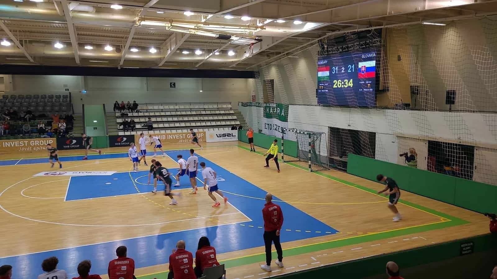 Repre predkadeti: Mladí Slováci nestačili na Maďarov, rozdiel narástol až v závere